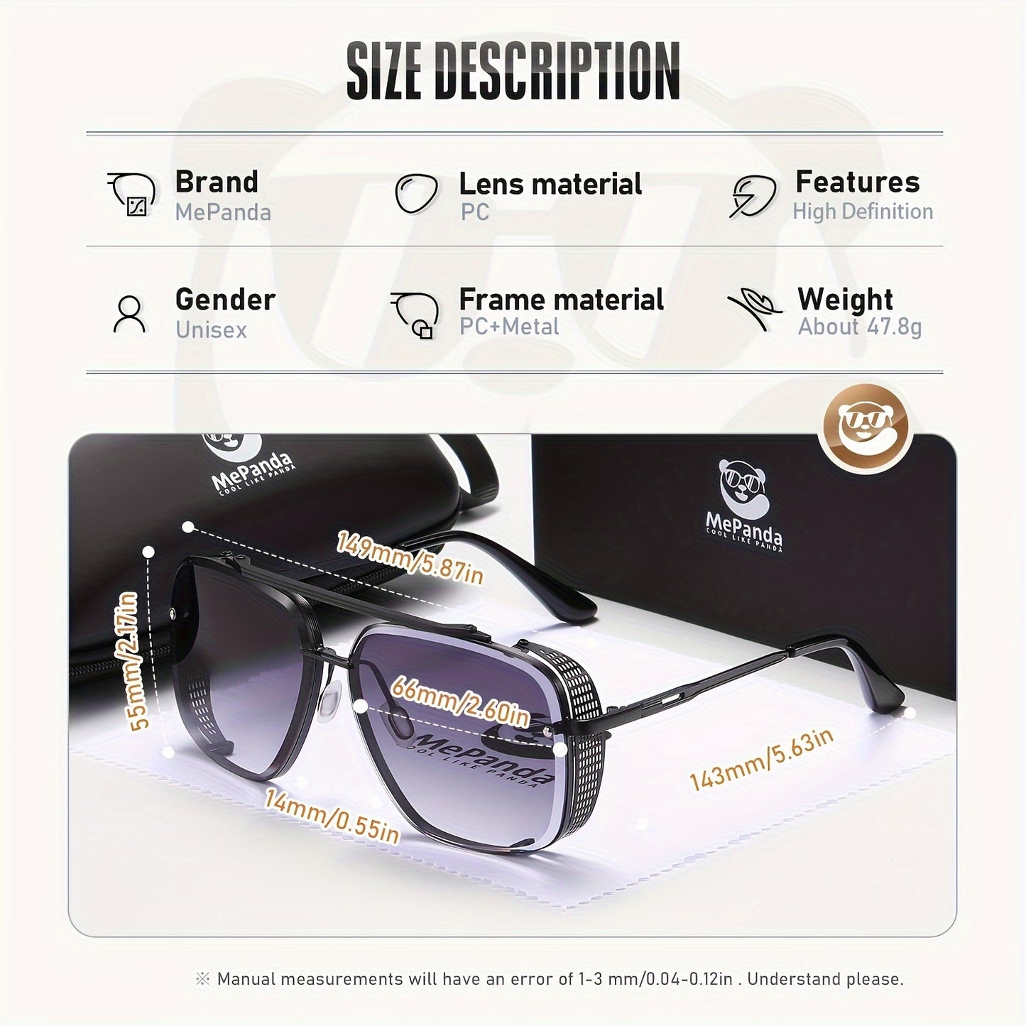 RETRO SQUARE FRAMED SUNGLASSES