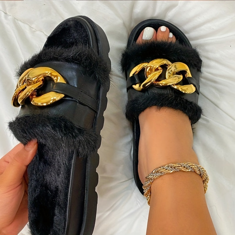 LUXURIOUS SLIPPERS IN AND OUTSIDE