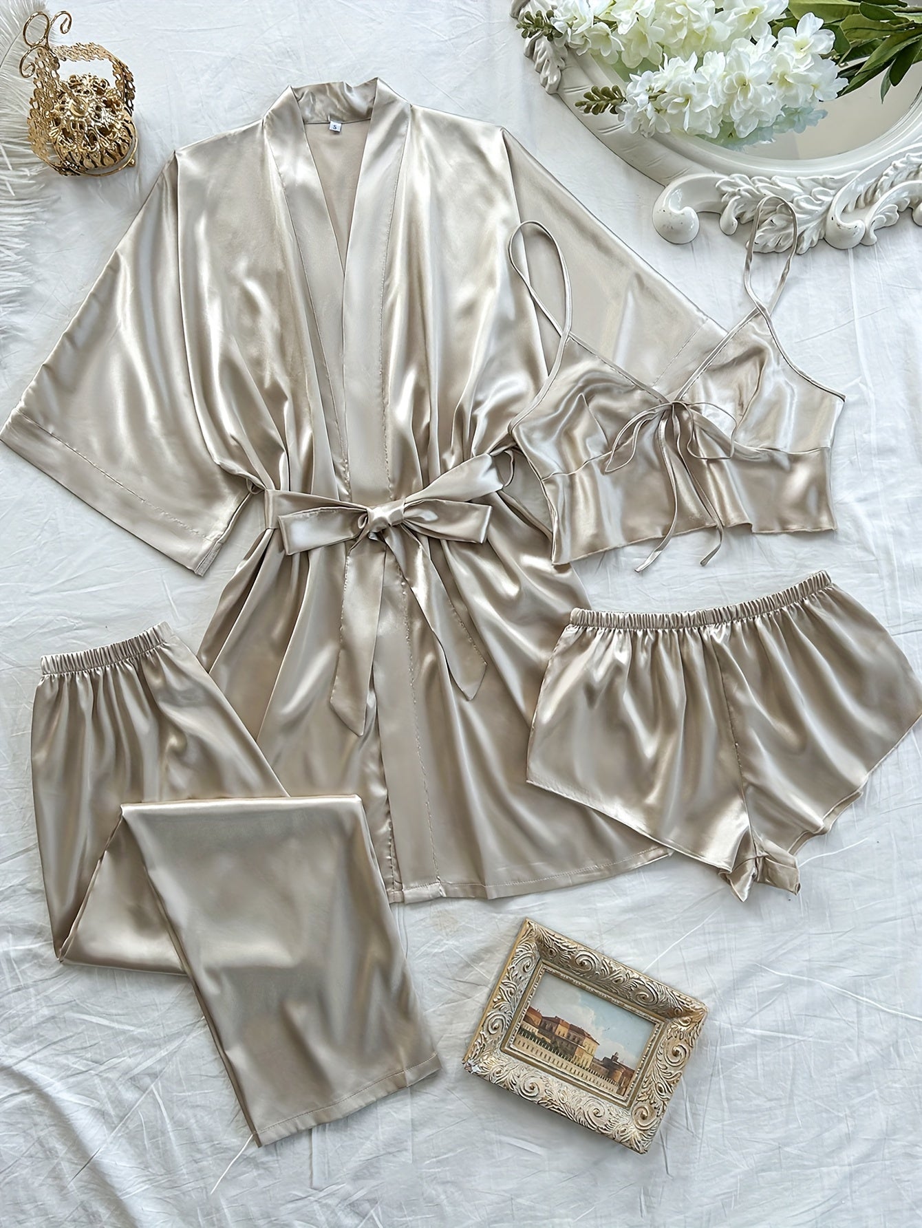 SATIN PYAMA SET